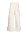3x1 High-waist Wide-leg Jeans In White