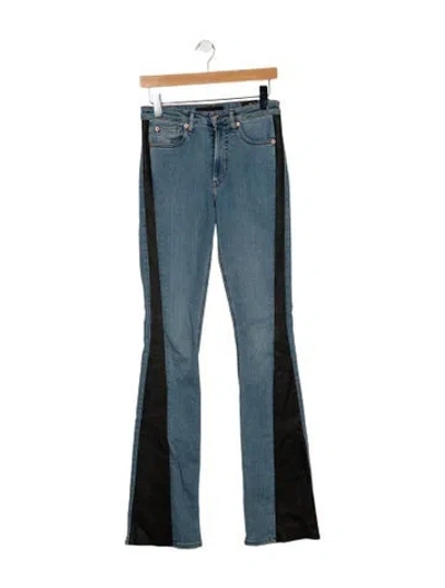 Pre-owned 3x1 High-rise Flared Jeans In Blue