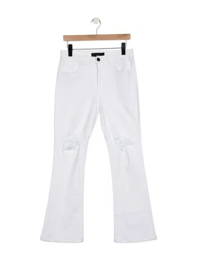Pre-owned 3x1 High-rise Flared Jeans In Blue