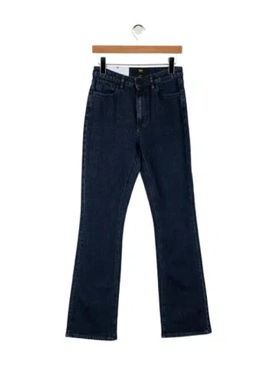 Pre-owned 3x1 High-rise Flared Jeans In Blue