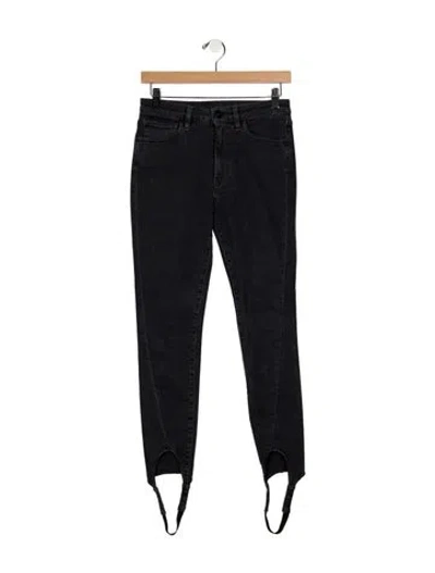Pre-owned 3x1 High-rise Jeans In Black