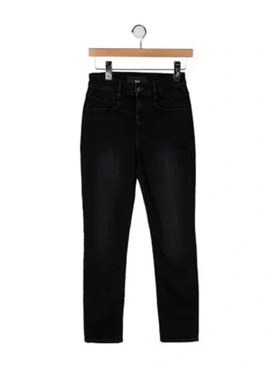 Pre-owned 3x1 High-rise Skinny Leg Jeans In Black