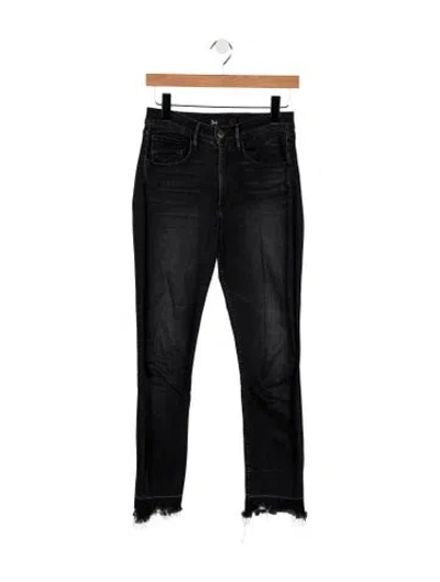 Pre-owned 3x1 High-rise Skinny Leg Jeans In Black