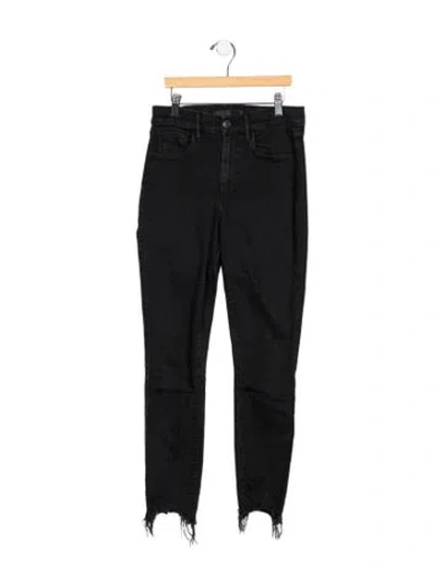 Pre-owned 3x1 High-rise Skinny Leg Jeans In Black