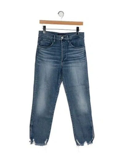 Pre-owned 3x1 High-rise Skinny Leg Jeans In Blue