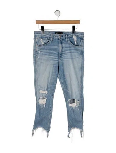 Pre-owned 3x1 High-rise Skinny Leg Jeans In Blue