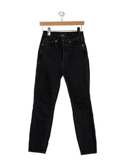 Pre-owned 3x1 High-rise Skinny Leg Jeans In Blue