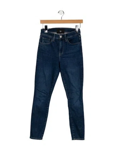 Pre-owned 3x1 High-rise Skinny Leg Jeans In Blue