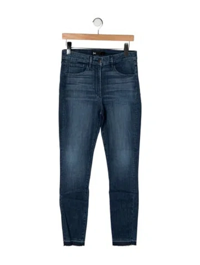Pre-owned 3x1 High-rise Skinny Leg Jeans In Blue