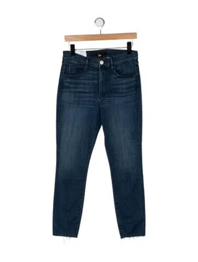 Pre-owned 3x1 High-rise Skinny Leg Jeans In Blue