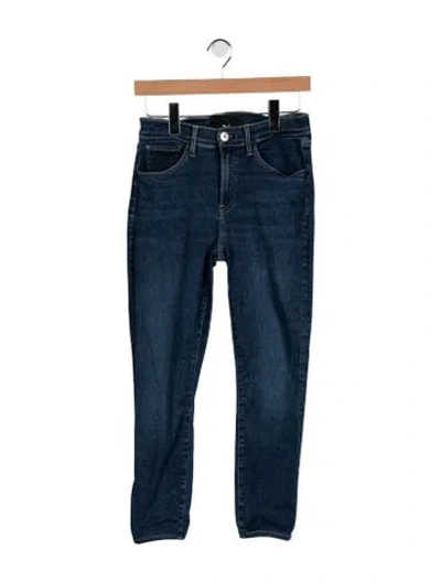 Pre-owned 3x1 High-rise Skinny Leg Jeans In Blue