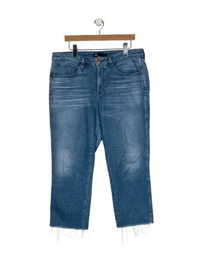 Pre-owned 3x1 High-rise Straight Leg Jeans In Blue