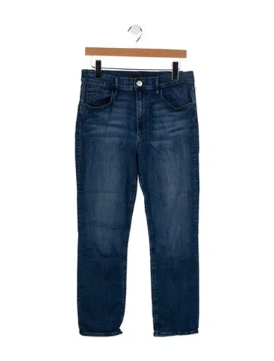 Pre-owned 3x1 High-rise Straight Leg Jeans In Blue