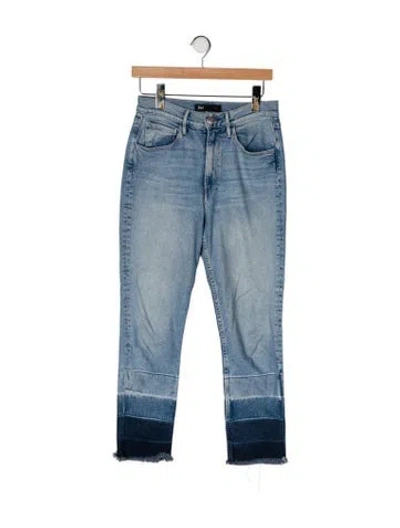 Pre-owned 3x1 High-rise Straight Leg Jeans In Blue