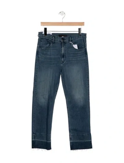 Pre-owned 3x1 High-rise Straight Leg Jeans In Blue