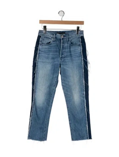 Pre-owned 3x1 High-rise Straight Leg Jeans In Blue