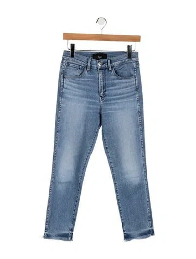 Pre-owned 3x1 High-rise Straight Leg Jeans In Blue