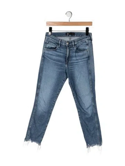 Pre-owned 3x1 High-rise Straight Leg Jeans In Blue