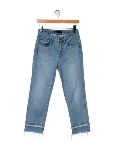 Pre-owned 3x1 High-rise Straight Leg Jeans In Blue