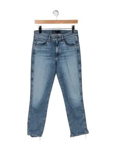 Pre-owned 3x1 High-rise Straight Leg Jeans In Blue