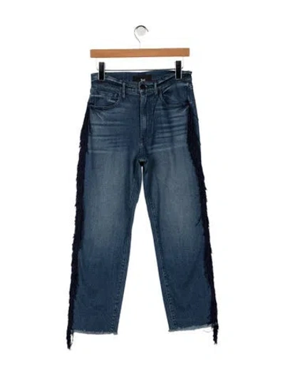Pre-owned 3x1 High-rise Straight Leg Jeans In Blue