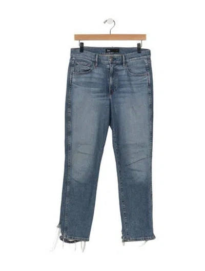 Pre-owned 3x1 High-rise Straight Leg Jeans In Blue