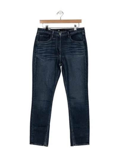Pre-owned 3x1 High-rise Straight Leg Jeans In Blue