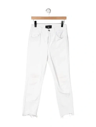 Pre-owned 3x1 High-rise Straight Leg Jeans In Neutrals