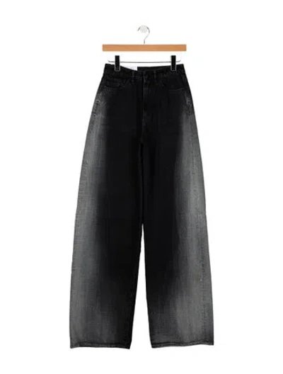 Pre-owned 3x1 High-rise Straight Leg Jeans W/ Tags In Black