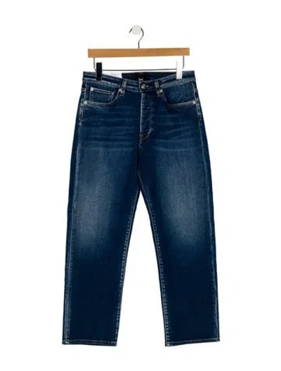 Pre-owned 3x1 High-rise Straight Leg Jeans W/ Tags In Blue