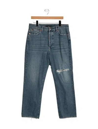 Pre-owned 3x1 High-rise Straight Leg Jeans W/ Tags In Blue