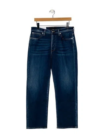 Pre-owned 3x1 High-rise Straight Leg Jeans W/ Tags In Blue