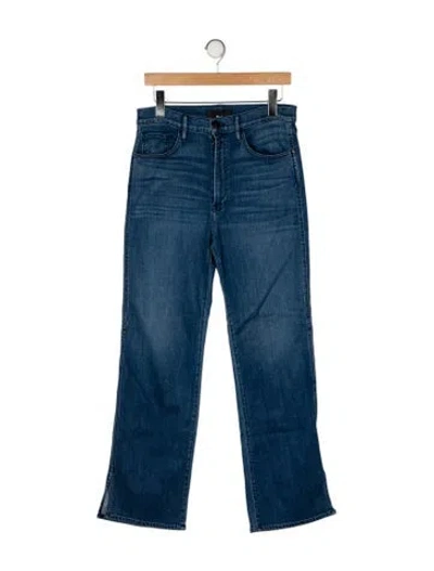 Pre-owned 3x1 High-rise Wide Leg Jeans In Blue