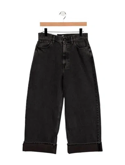 Pre-owned 3x1 High-rise Wide Leg Jeans W/ Tags In Black