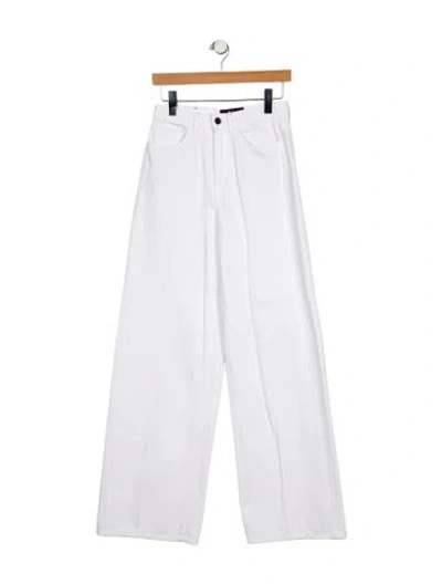 Pre-owned 3x1 High-rise Wide Leg Jeans W/ Tags In Blue