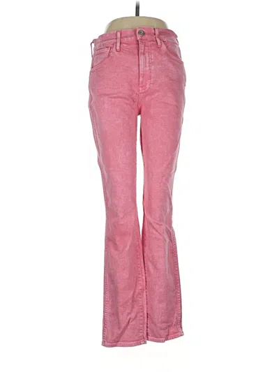 Pre-owned 3x1 Jeans In Pink
