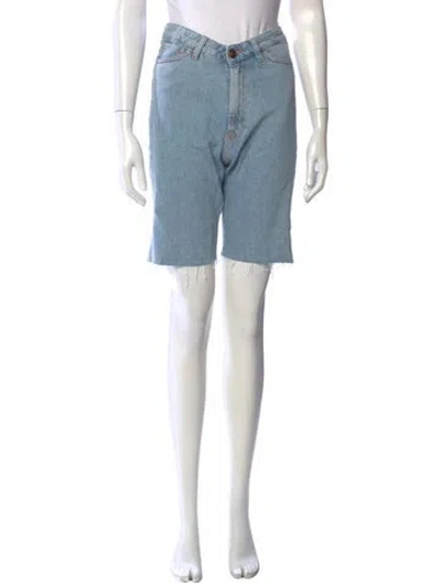 Pre-owned 3x1 Knee-length Shorts In Blue
