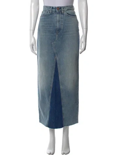 Pre-owned 3x1 Long Skirt W/ Tags In Blue