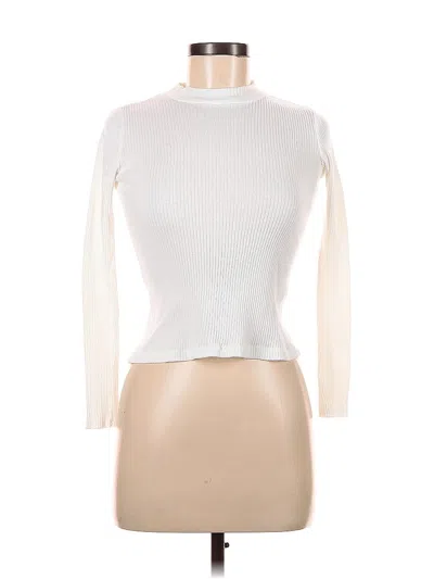 Pre-owned 3x1 Long Sleeve Turtleneck In White