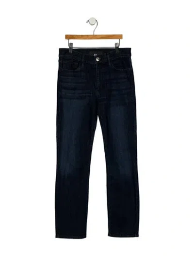 Pre-owned 3x1 Low-rise Straight Leg Jeans In Blue