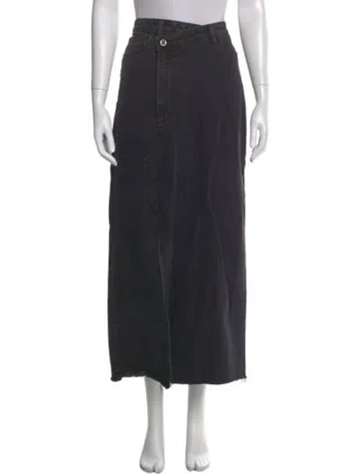 Pre-owned 3x1 Midi Length Skirt In Gray