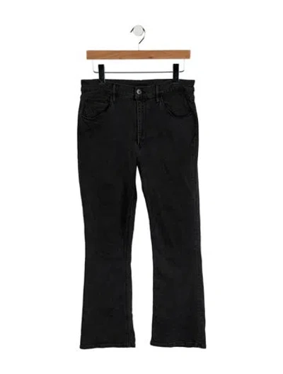 Pre-owned 3x1 Mid-rise Flared Jeans In Black