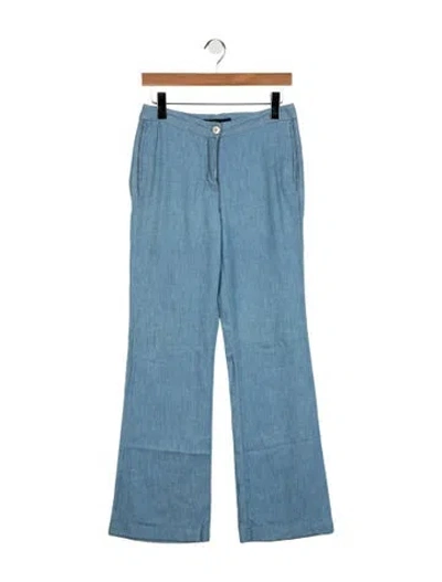 Pre-owned 3x1 Mid-rise Flared Jeans In Blue