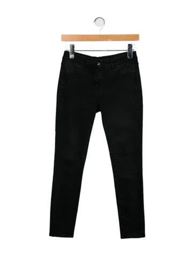 Pre-owned 3x1 Mid-rise Skinny Leg Jeans In Black