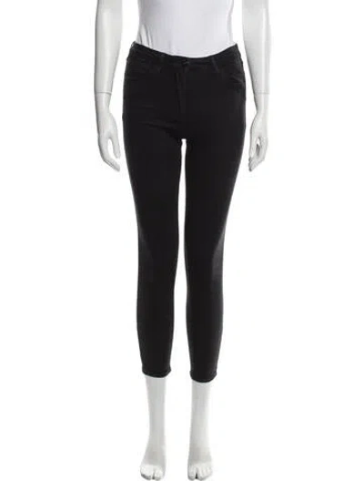 Pre-owned 3x1 Mid-rise Skinny Leg Jeans In Black