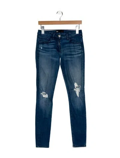 Pre-owned 3x1 Mid-rise Skinny Leg Jeans In Blue
