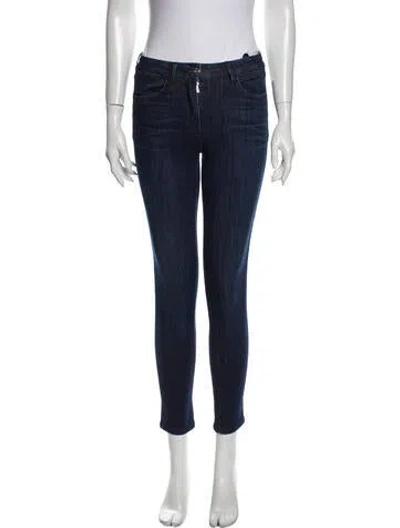 Pre-owned 3x1 Mid-rise Skinny Leg Jeans In Blue