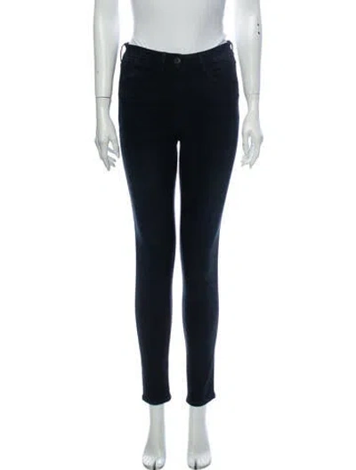 Pre-owned 3x1 Mid-rise Skinny Leg Jeans In Blue