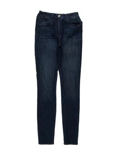 Pre-owned 3x1 Mid-rise Skinny Leg Jeans In Blue