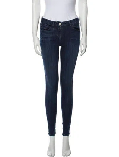 Pre-owned 3x1 Mid-rise Skinny Leg Jeans In Blue